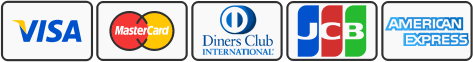 VISA/MasterCard/DC/JCB/AMEX